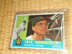 Faye Throneberry #9 Baseball Cards 1960 Topps Prices