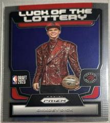Gradey Dick #4 Basketball Cards 2023 Panini Prizm Luck of the Lottery Prices