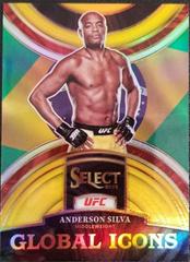 Anderson Silva [Silver] #5 Ufc Cards 2023 Panini Select UFC Global Icons Prices