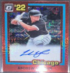 Andrew Vaughn [Red Mojo] #81S-AV Baseball Cards 2022 Panini Donruss Optic Retro 1981 Signatures Prices