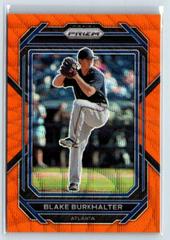 Blake Burkhalter [Orange Wave] #10 Baseball Cards 2023 Panini Prizm Prices