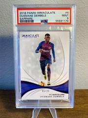 Ousmane Dembele [Sapphire] Soccer Cards 2018 Panini Immaculate Prices