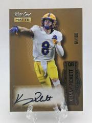 Kenny Pickett [Gold Gold Foil] #MB-A Football Cards 2022 Wild Card Matte Autographs Prices