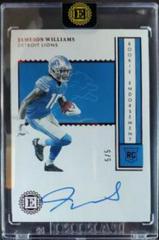 Jameson Williams [Autograph Ruby] #107 Football Cards 2022 Panini Encased Prices
