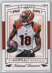 A.J. Green [Jersey Number Red] #5 Football Cards 2015 Panini National Treasures Prices