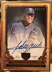 Adrian Beltre [Onyx] Baseball Cards 2023 Topps Gilded Collection Gallery of Gold Autographs Prices