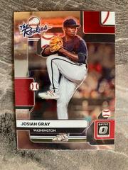 Josiah Gray #TR-4 Baseball Cards 2022 Panini Donruss Optic The Rookies Prices
