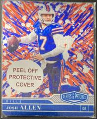 Josh Allen [Metal Red White Blue Splash] #15 Football Cards 2023 Panini Plates and Patches Prices