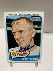 Frank Thomas [Red Ink] #FT Baseball Cards 2014 Topps Heritage Real One Autographs Prices