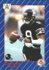 Damon Allen Football Cards 1991 All World CFL Prices