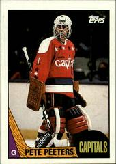 Pete Peeters #44 Hockey Cards 1987 Topps Prices