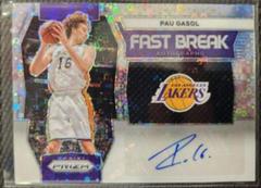 Pau Gasol #47 Basketball Cards 2023 Panini Prizm Fast Break Autograph Prices