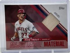 Mike Trout [Red] #MLM-MT Baseball Cards 2024 Topps Major League Material Prices