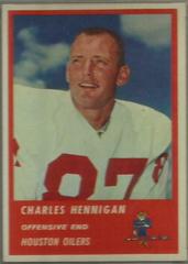 Charles Hennigan Football Cards 1963 Fleer Prices