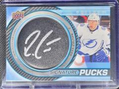 Ross Colton #SP-RC Hockey Cards 2022 Upper Deck Trilogy Signature Pucks Prices