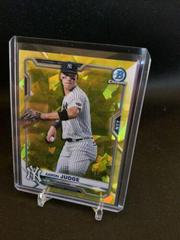 Aaron Judge [Yellow] #25 Baseball Cards 2021 Bowman Chrome Sapphire Prices