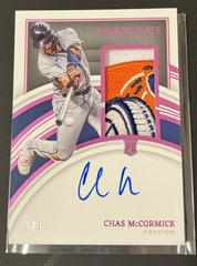 Chas McCormick [Patch Autograph Button] #140 Baseball Cards 2022 Panini Immaculate Prices