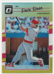Pete Rose [Gold] #162 Baseball Cards 2017 Panini Donruss Optic Prices