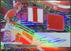 TJ Friedl [Neon Marble] #RDJA-TJF Baseball Cards 2022 Panini Chronicles Rookie Dual Jersey Autographs Prices