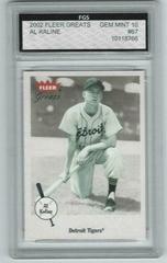 Al Kaline #67 Baseball Cards 2002 Fleer Greats Prices