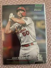 Adam Wainwright [Green] #106 Baseball Cards 2022 Stadium Club Chrome Prices