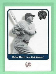 Babe Ruth #3 Baseball Cards 2001 Fleer Greats Prices