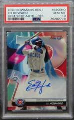 Ed Howard [Refractor] Baseball Cards 2020 Bowman's Best of 2020 Autographs Prices