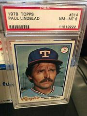 Paul Lindblad #314 Baseball Cards 1978 Topps Prices