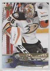 John Gibson [Exclusives] Hockey Cards 2016 Upper Deck Prices