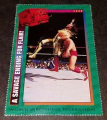 A Savage Ending for Flair [April] #179 Wrestling Cards 1998 WWF Magazine Prices