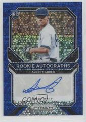 Albert Abreu [Blue Donut Circles Prizm] #RA-AA Baseball Cards 2021 Panini Prizm Rookie Autographs Prices