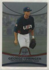 George Springer [Refractor] #PP48 Baseball Cards 2010 Bowman Platinum Prospects Prices