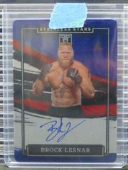 Brock Lesnar [Blue] #SS-BLS Wrestling Cards 2022 Panini Impeccable WWE Stainless Stars Autographs Prices