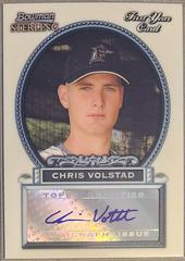 Chris Volstad [Autograph] #BS-CV Baseball Cards 2005 Bowman Sterling Prices