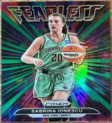 Sabrina Ionescu [Green] Basketball Cards 2022 Panini Prizm WNBA Fearless Prices