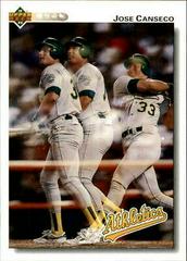 Jose Canseco [Gold Hologram] #333 Baseball Cards 1992 Upper Deck Prices