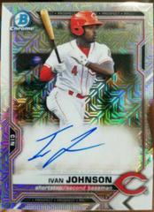 Ivan Johnson #BMA-IJ Baseball Cards 2021 Bowman Chrome Mega Box Mojo Autographs Prices