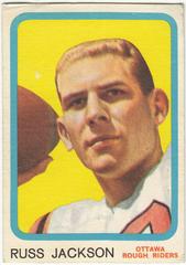 Russ Jackson #50 Football Cards 1963 Topps CFL Prices