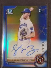 Steven Zobac [Blue] #BD-101 Baseball Cards 2022 Bowman Draft Prices