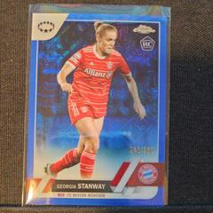 Georgia Stanway [Blue Mojo] Soccer Cards 2022 Topps Chrome UEFA Women's Champions League Prices