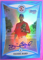 Daniel Bard [Blue Refractor Autograph] #BCP259 Baseball Cards 2008 Bowman Chrome Prospects Prices