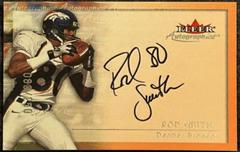 Rod Smith [Silver] Football Cards 2000 Fleer Autographics Prices