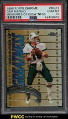 Dan Marino #MG13 Football Cards 1998 Topps Chrome Measures of Greatness Prices