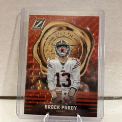 Brock Purdy [Red] #4 Football Cards 2023 Panini Zenith Zeal of Approval Prices