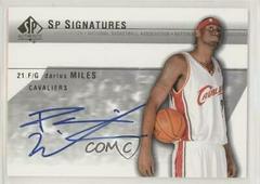 Darius Miles Basketball Cards 2003 SP Authentic Signatures Prices