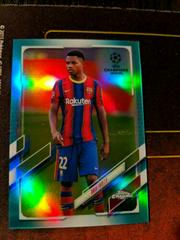 Ansu Fati [Aqua] Soccer Cards 2020 Topps Chrome UEFA Champions League Prices