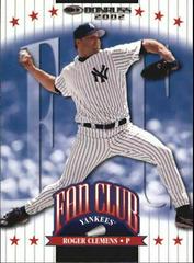 Roger Clemens #202 Baseball Cards 2002 Donruss Prices