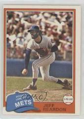 Jeff Reardon Baseball Cards 1981 O Pee Chee Prices