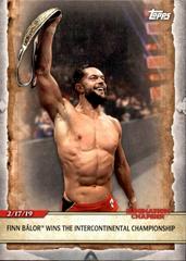Finn Balor Wins the Intercontinental Championship Wrestling Cards 2020 Topps WWE Road to WrestleMania Prices