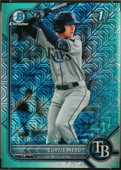 Curtis Mead [Aqua Refractor Mega Box Mojo] #BCP-10 Baseball Cards 2022 Bowman Chrome Prospects Prices